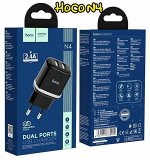 Сетевое зарядное устройство Hoco N4 Aspiring 2 USB/2.4 A