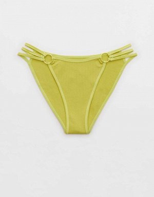 Aerie Seamless Strappy High Cut Bikini Underwear