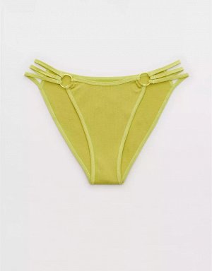 Aerie Seamless Strappy High Cut Bikini Underwear