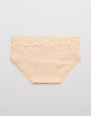 Aerie Cotton Sunkissed Lace Boybrief Underwear