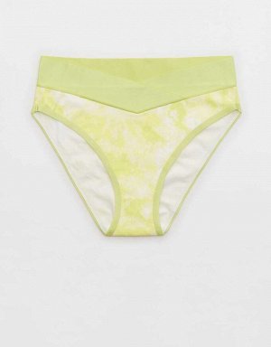 Aerie Cotton Crossover High Waisted Mom Underwear