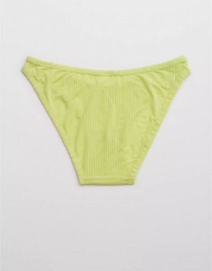 Aerie Modal Ribbed High Cut Bikini Underwear