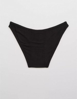 Aerie Modal Ribbed High Cut Bikini Underwear