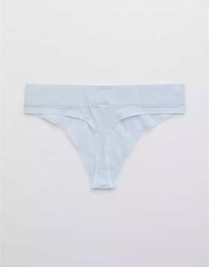 Aerie Ribbed Seamless Thong Underwear