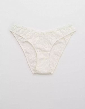 Aerie Lace High Cut Bikini Underwear