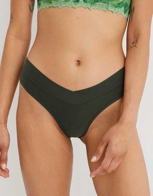 Aerie Real Me Crossover Thong Underwear