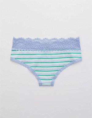 Aerie Cotton Eyelash Lace Cheeky Underwear