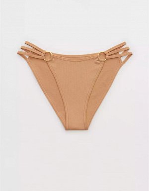 Aerie Seamless Strappy High Cut Bikini Underwear