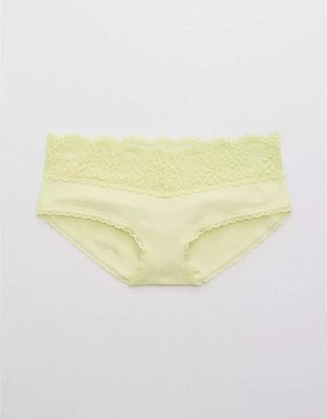 Aerie Cotton Eyelash Lace Boybrief Underwear