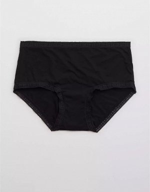 Aerie Float Microfiber Lace Mid Rise Boybrief Underwear