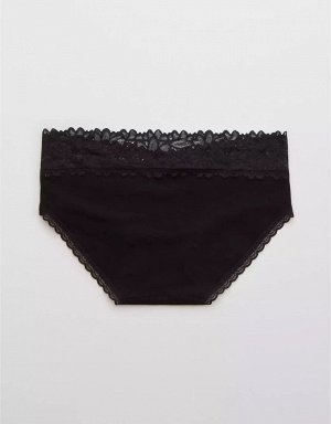 Aerie Cotton Sunkissed Lace Boybrief Underwear