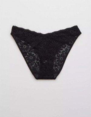 Aerie Lace High Cut Bikini Underwear