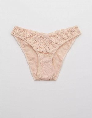 Aerie Lace High Cut Bikini Underwear