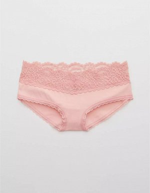 Aerie Cotton Eyelash Lace Boybrief Underwear