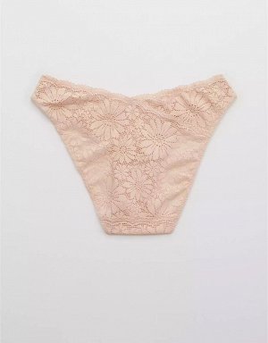 Aerie Lace High Cut Bikini Underwear