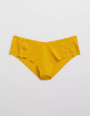 Aerie No Show Sunkissed Lace Cheeky Underwear