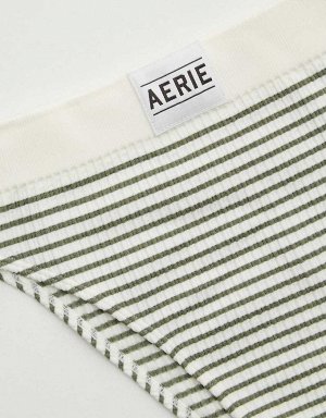 Aerie Seamless Logo High Waisted Mom Underwear