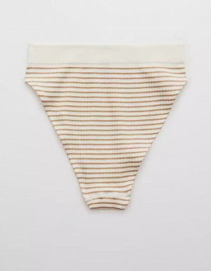 Aerie Seamless Logo High Waisted Mom Underwear