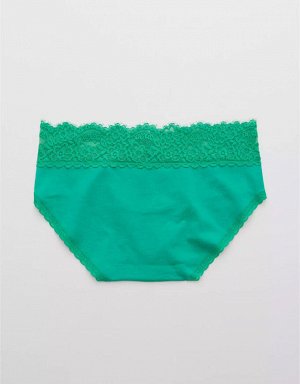 Aerie Cotton Eyelash Lace Boybrief Underwear