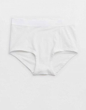 Aerie Cotton High Waisted Boybrief Underwear