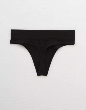 Aerie Ribbed Seamless Thong Underwear