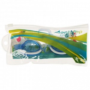 Очки для плавания «Единорог» + беруши, детские, цвета МИКС