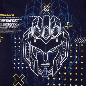 Футболка детская "Deceptikons", Transformers, рост 86-92, синий