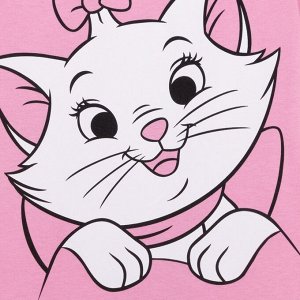 Футболка для девочки Disney «Мари», рост 98-104 (30), розовая