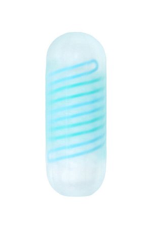 Нереалистичный мастурбатор TENGA SPINNER Мастурбатор PIXEL COOL, TPE, голубой, 14 см