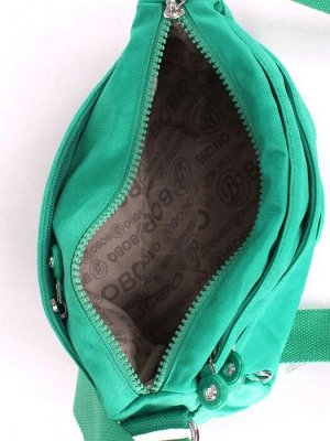 Сумка женская текстиль BoBo-1620,  1отд,  плечевой ремень,  зеленый 247459