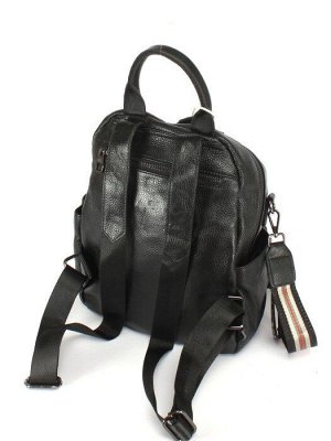 Рюкзак жен натуральная кожа OPI-8162,  1отд,  4внутр+4внеш/карм,  черный 247342