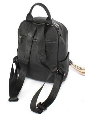 Рюкзак жен натуральная кожа OPI-8511-1,  1отд,  4внутр+5внеш/карм,  черный 247345