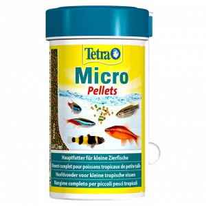 Tetra Micro Pellets корм для мелких видов рыб 100 мл