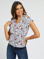 Футболка женская Guess 356 бел