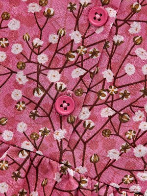 Mini Maxi Платье (98-122см) UD 7696-1(2) т.роз цветы