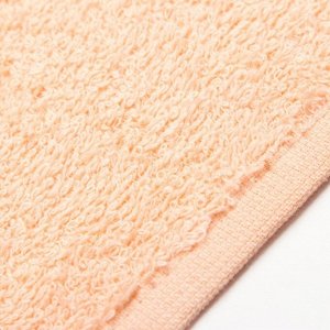 Полотенце махровое Экономь и Я 30х60 см, цвет персиковый мокко, 100% хлопок, 320 гр/м2