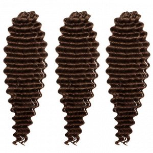 ГОЛЛИВУД Афролоконы, 60 см, 270 гр, цвет шоколадный HKB8В (Катрин)