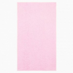 Полотенце махровое Экономь и Я 30*60 см, цв. розовый, 100% хлопок, 350 гр/м2