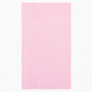 Полотенце махровое «Экономь и Я», 50x90 см, хлопок 100%, розовое