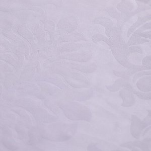 Скатерть DomoVita белая жаккард, рисунок МИКС (80% полиэстер, 20% хлопок) микрофибра 150х180