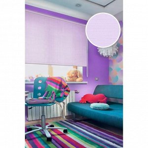 Рулонная штора, цвет фиолетовый, 140х170 см