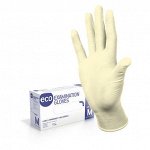 Перчатки ECO  нест. латекс. опудр. 50 пар (100 шт)