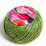 Пряжа 100% джут &quot;Softino Jute Colored&quot; 50м ±2м зелёный 50 гр