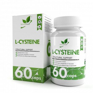 L- Цистеин / L-Cysteine / 500 мг, 60 капс.