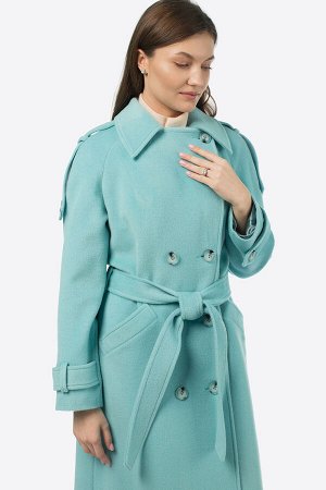 01-11066 Пальто женское демисезонное (пояс)