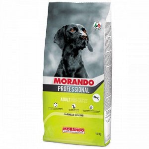 Сухой  корм для собак "Morando Professional" Cane 15кг. для круп.пород PRO TASTE с ЯГНЁНКОМ. (09806)