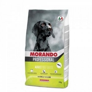Сухой  корм для собак "Morando Professional" Cane  4кг. для круп.пород PRO TASTE с ЯГНЁНКОМ. (09931)