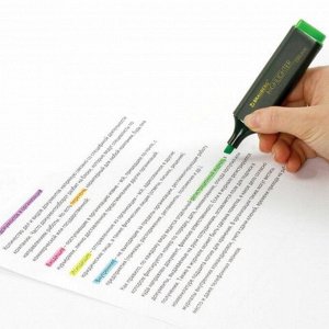 Набор маркеров текстовыделителей 6 цветов 1-5 мм BRAUBERG "ORIGINAL"