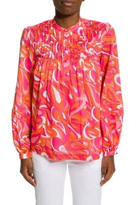 Casual-Bluse 'Groovy Swirl'