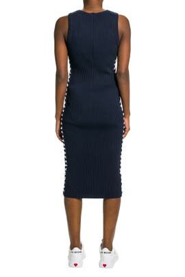 Strickkleid navy